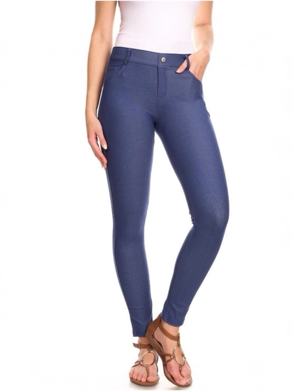 NWT-Yelete Navy Skinny Jeggings